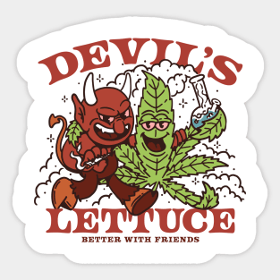 Devil's Lettuce Sticker